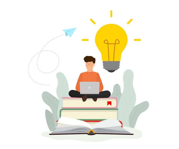 2026 Tax Calendar 3 Person working on laptop with books